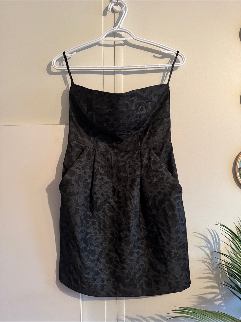 DYNAMITE Y2K Animal Print Strapless Dress S